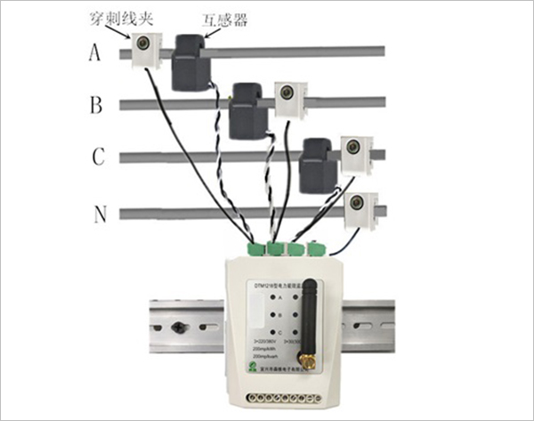 測溫測漏電流型電力能效監測終端(GPRS) 測溫測漏電流型電力能效監測終端(GPRS)
