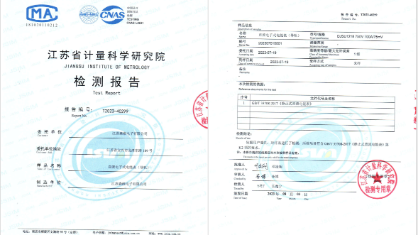 直流導軌式電（diàn）表江蘇省計量院檢測證書