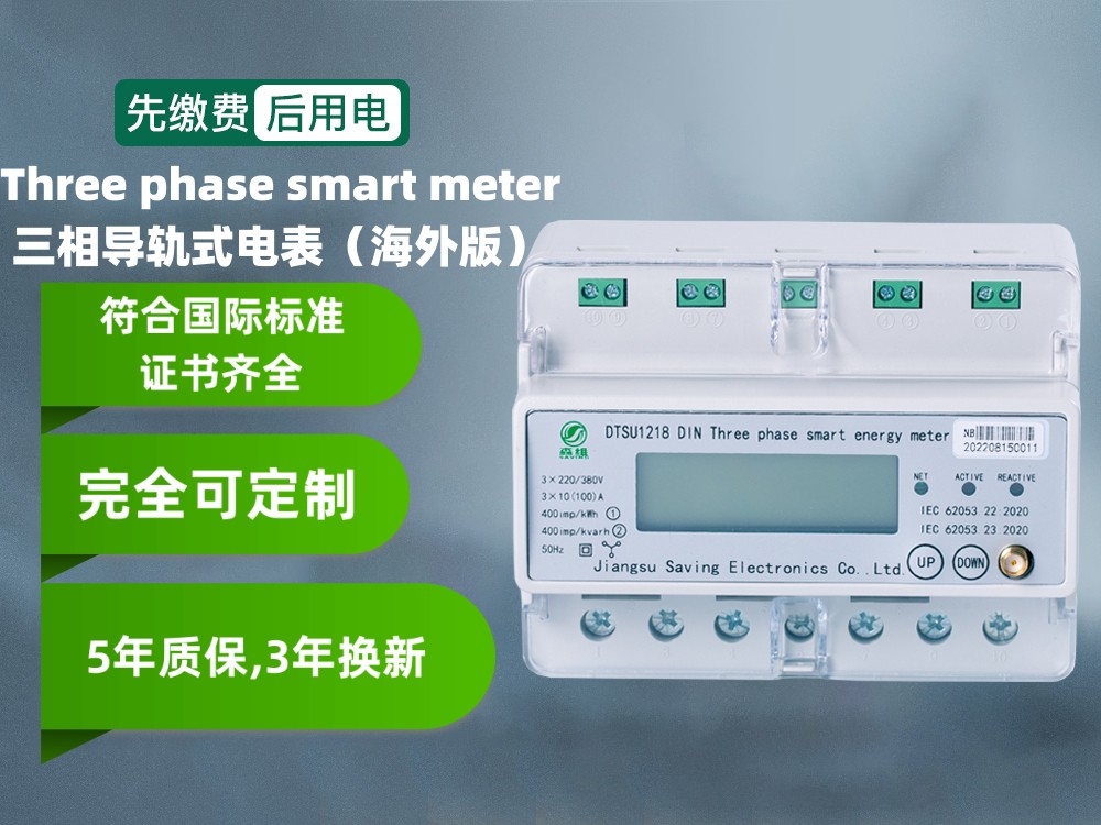 三（sān）相費控（kòng）導軌式智能電（diàn）表（海外版）